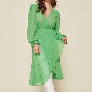 LPA Ruffle Duster With Peasant Sleeves